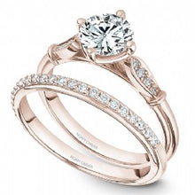 Rose Gold Vintage Styled Engagement Ring