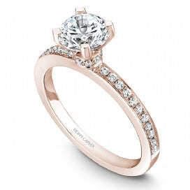 Shared Prong Engagement Ring B012-01RM