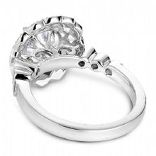 Art Deco Halo Engagement Ring