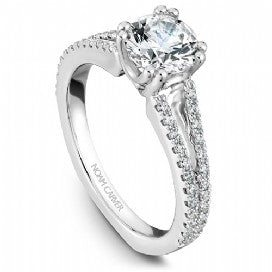 Shared Prong Engagement Ring B001-03WM