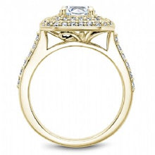Yellow Gold Double Halo Engagement Ring