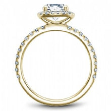 Shared Prong Halo Engagement Ring B223-01YM