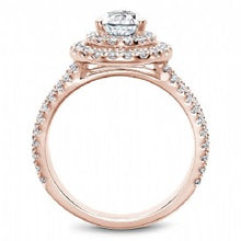 Shared Prong Pear Cut Halo Engagement Ring B211-01RM