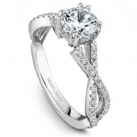 Shared Prong Engagement Ring B004-03WM