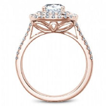 Shared Prong Halo Engagement Ring B220-01RM