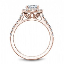 Shared Prong Halo Engagement Ring B168-01RM