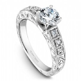 Shared Prong Engagement Ring B057-01WM