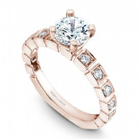 Shared Prong Engagement Ring B008-01RM